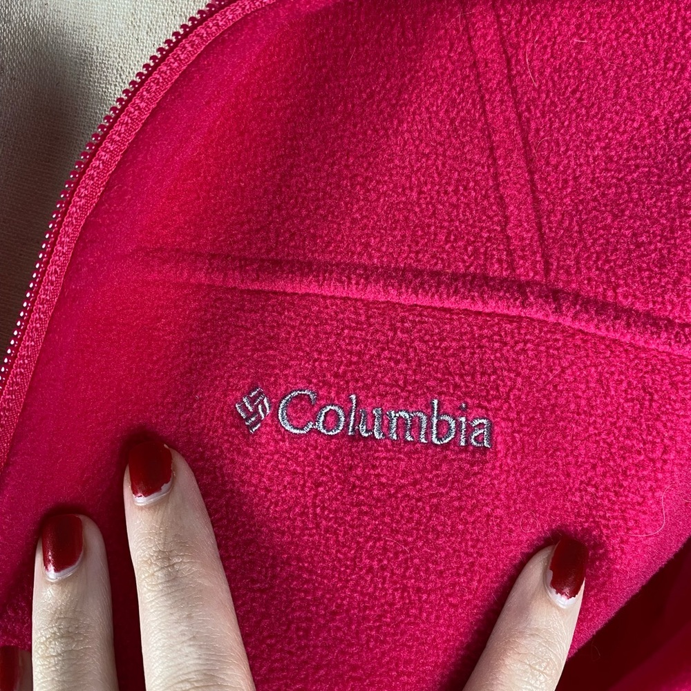 Columbia Women's Vibrant Pink Fleece Jacket - Picture 5 of 6